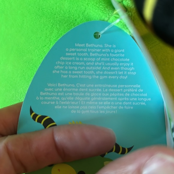 Squishmallow Bethuna The Horned Dragon HTF Exclusive Blacklight Edition 12in - Picture 14 of 16